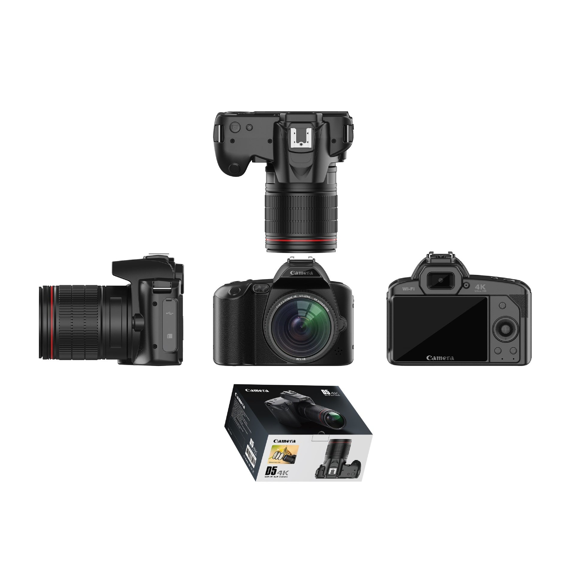 Million Pixels D5 HD Wifi Digital Camera 4K Night Vision ShopWithASmile.com