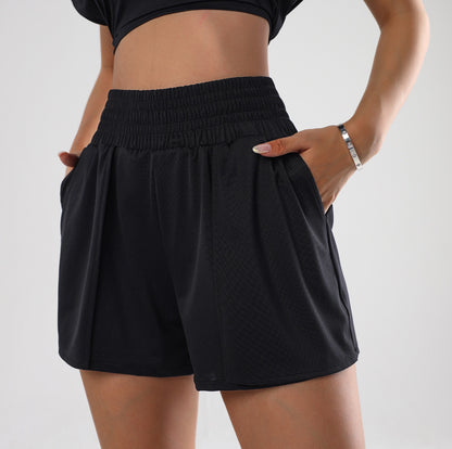 Summer Exercise Shorts Outer Wear High Waist Fat Cover ShopWithASmile7.com