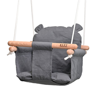 Children's Apron Swing Indoor Cotton And Linen Glider