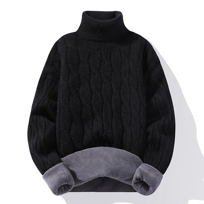 High Neck Velvet Thickening Thermal Sweater ShopWithASmile7.com