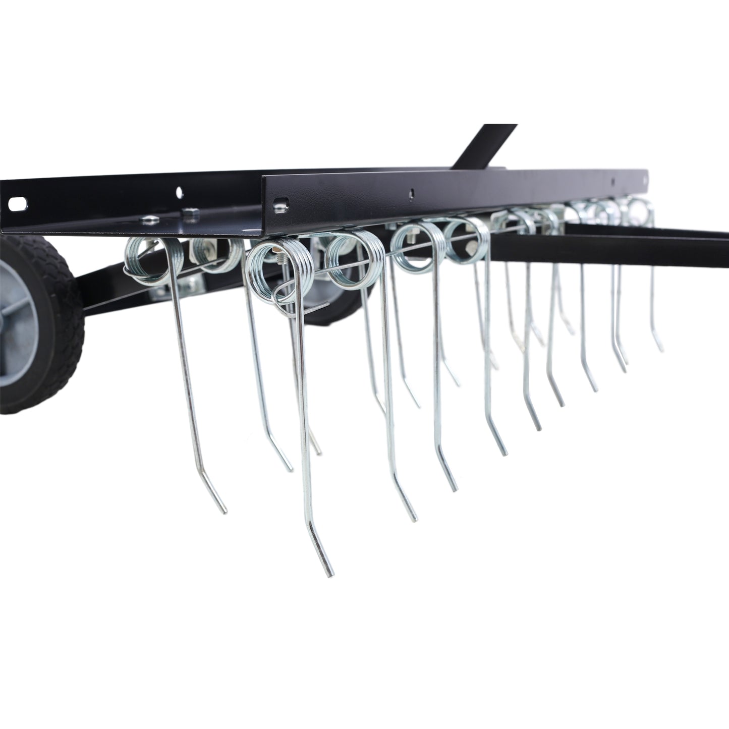 40-Inch Lawn Sweeper Tow Behind Dethatcher, Landscape Tractor Rake