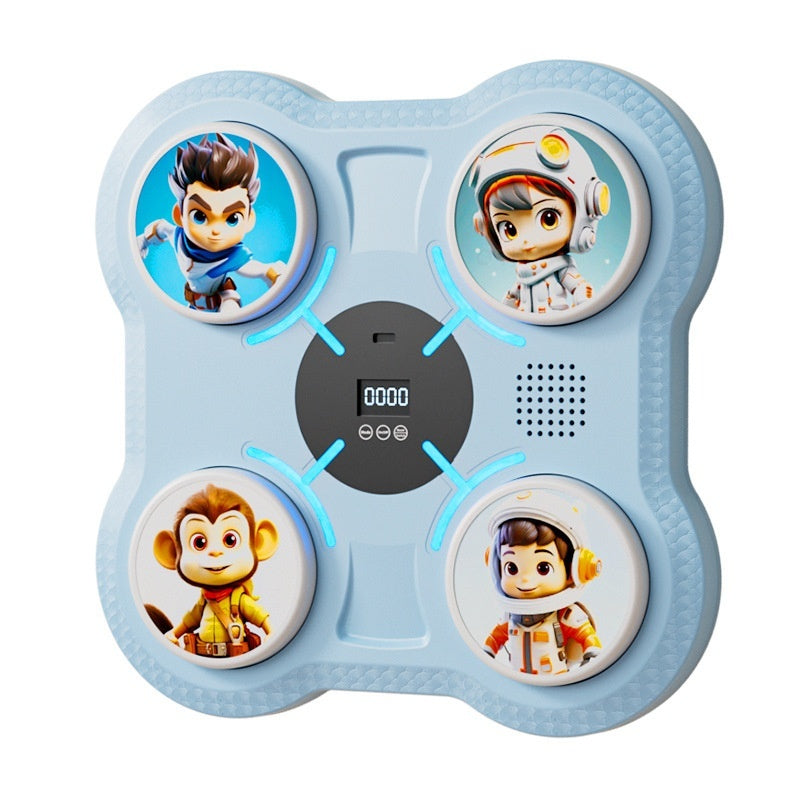 Smart Music Boxing Machine Home Electronic Wall Target Children's Fitness Sanda Reaction Training Equipment