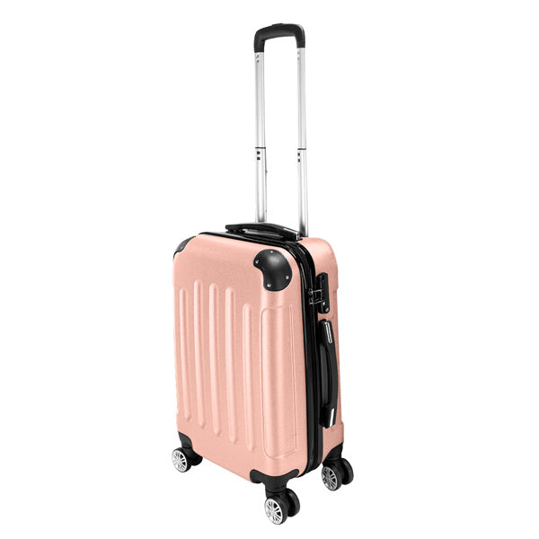 3-in-1 Portable ABS Trolley Case ShopWithASmile7.com
