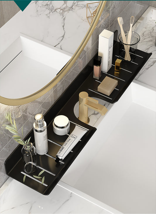 U Shaped Hole Free Bathroom Faucet Rack ShopWithASmile7.com