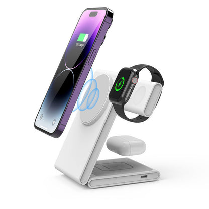 Desktop Magnetic Wireless Charger Folding Bracket ShopWithASmile7.com