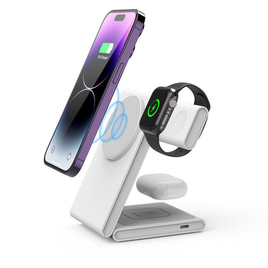 Desktop Magnetic Wireless Charger Folding Bracket ShopWithASmile7.com