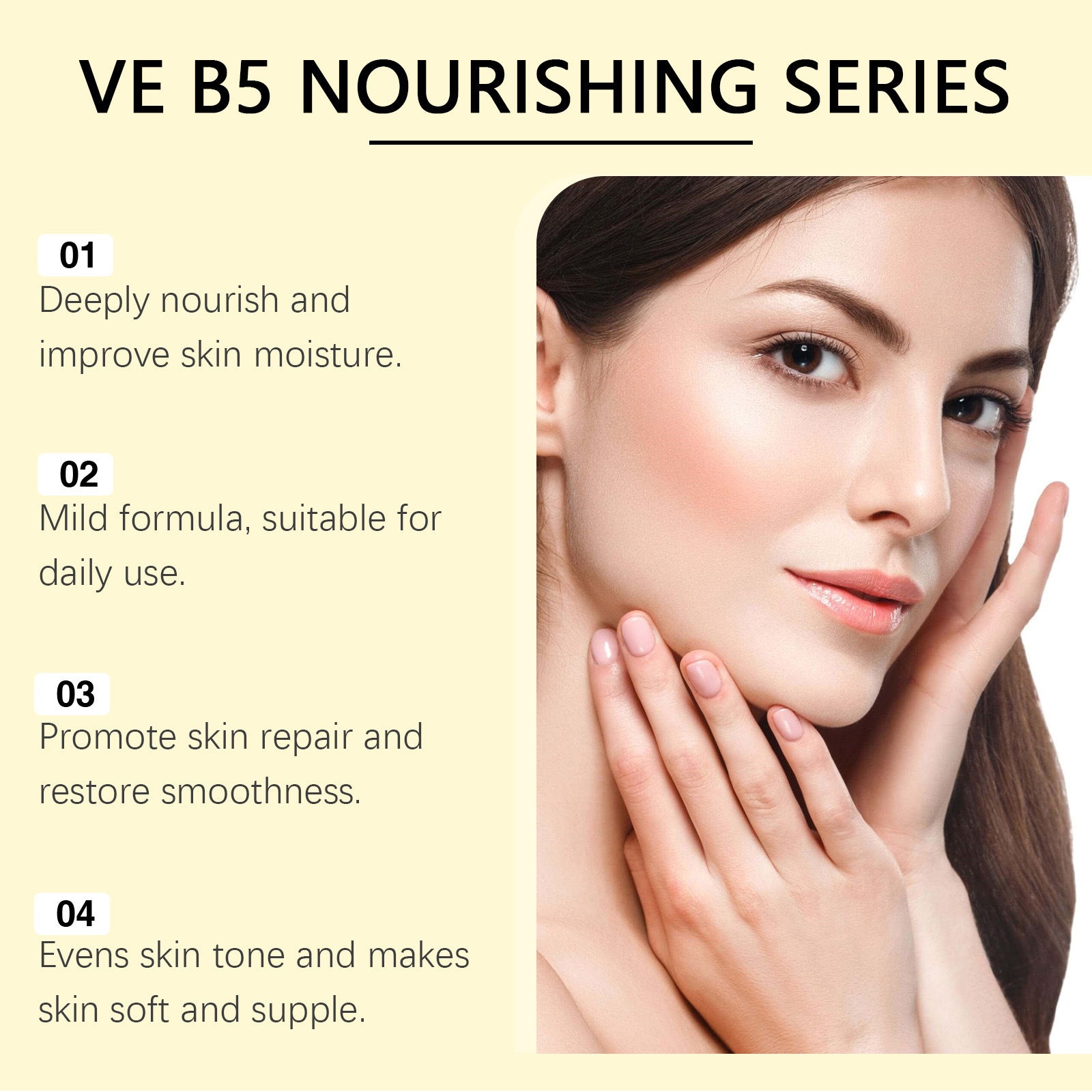 Vitamin B5 Nourishing Skin Care Series Daily Care Gentle Moisturizing Soothing Facial Skin ShopWithASmile7.com