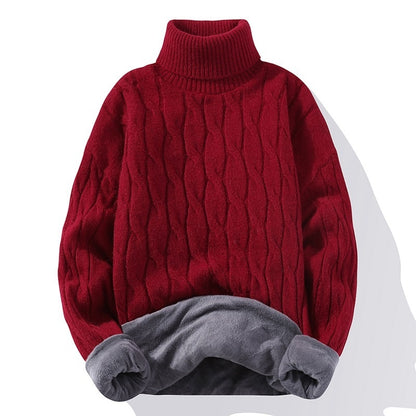 High Neck Velvet Thickening Thermal Sweater ShopWithASmile7.com