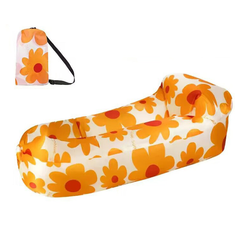 Portable Inflatable Sofa Camping Sleeping Pad Mattress Outdoor Air Cushion Beach Mat Folding Bed Waterproof For Travel Hiking