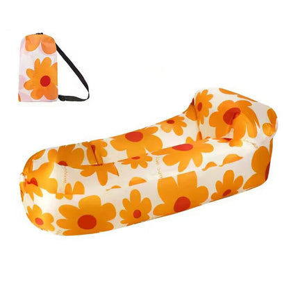 Portable Inflatable Sofa Camping Sleeping Pad Mattress Outdoor Air Cushion Beach Mat Folding Bed Waterproof For Travel Hiking