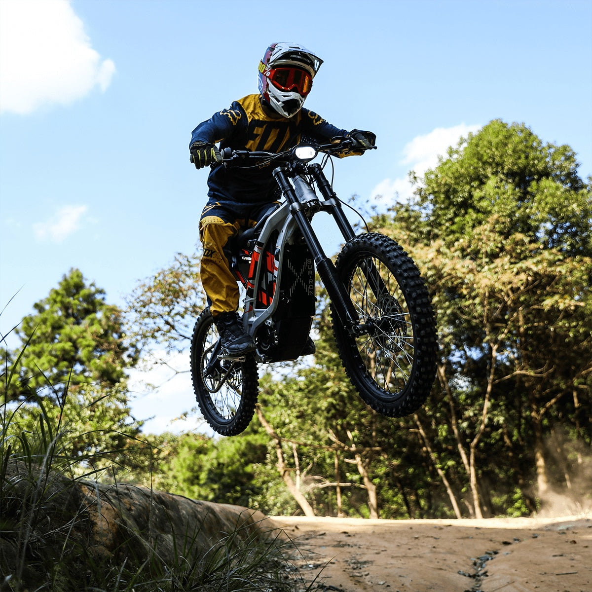 E-Bike "The Motor Power Of Surron Qiu Long" Light Drone Electric Off-road Motorcycle. 3000w, Peak Power 6000w, Maximum Speed Is 75kmh ShopWithASmile7.com
