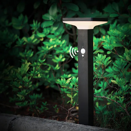 Solar Path Light Motion Sensor Dusk To Dawn Landscape Driveway Light Wireless Bollard Light 2218