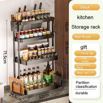 Kitchen Rack For Seasoning Multi-layer Storage Kitchen Supplies ShopWithASmile.com