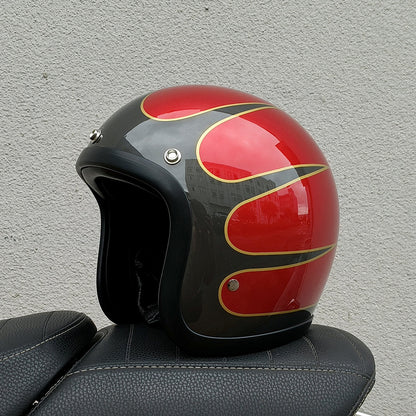 Helmet Half Helmet Retro Helmet FRP Motorcycle Helmet