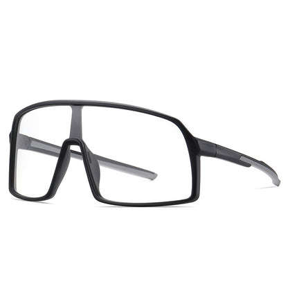 Mens Fashion Simple One Piece Large Frame Sunglasses ShopWithASmile7.com