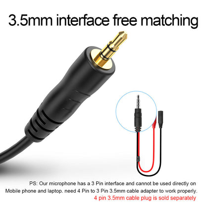 Compatible with Apple, Condenser Microphone With Tripod 3.5 Mm Audio Computer Studio ShopWithASmile.com