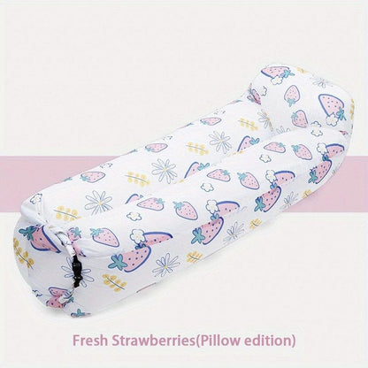 Portable Inflatable Sofa Camping Sleeping Pad Mattress Outdoor Air Cushion Beach Mat Folding Bed Waterproof For Travel Hiking