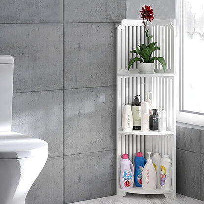 3 Tier Corner Bath Shelf Shower Caddy Storage Rack Unit Organiser Stand White UK ShopWithASmile.com