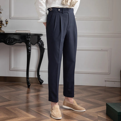 Business Casual Trousers Men's Commute Retro Easy Matching