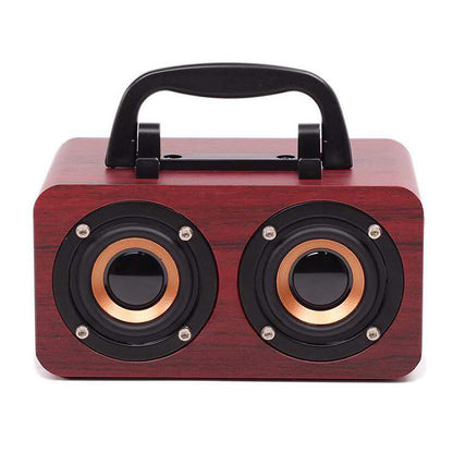 Wooden Wireless Bluetooth Speaker Portable Outdoor ShopWithASmile.com