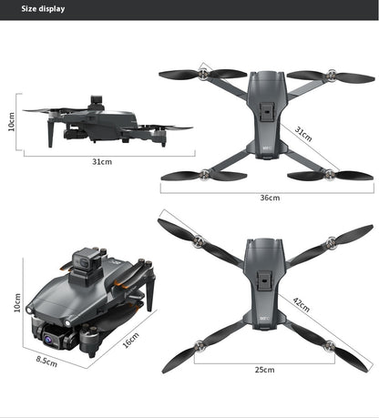 L600PRO Clear Folding Four-axis Flight Remote Control Toy ShopWithASmile7.com