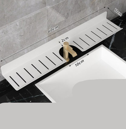 U Shaped Hole Free Bathroom Faucet Rack ShopWithASmile7.com