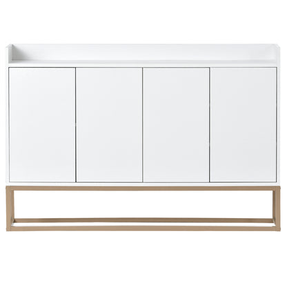 Modern Sideboard Elegant Buffet Cabinet - White