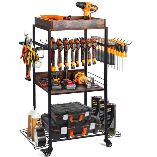 Three-layer Tool Carts, With A Variety Of Types, Can Be Cleverly Matched, Easy To Move, Help To Improve Work Efficiency, Wide Applicability, And Create Extraordinary Results.