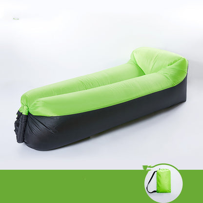 Camping Air Folding Lunch Break Net Celebrity Inflatable Mattress Lazy Sofa Recliner Single Portable Outdoor