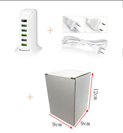 Multi-port USB Charging Head 5v4a Digital Display Monitoring Sailing Charger ShopWithASmile7.com