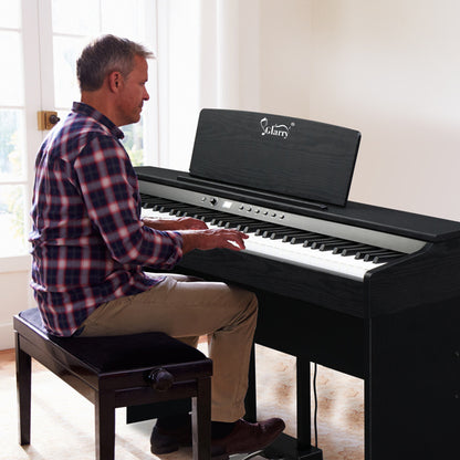 88 Key Standard Heavy Hammer Keyboard, Upright Black Electric Piano, AM Not Sold