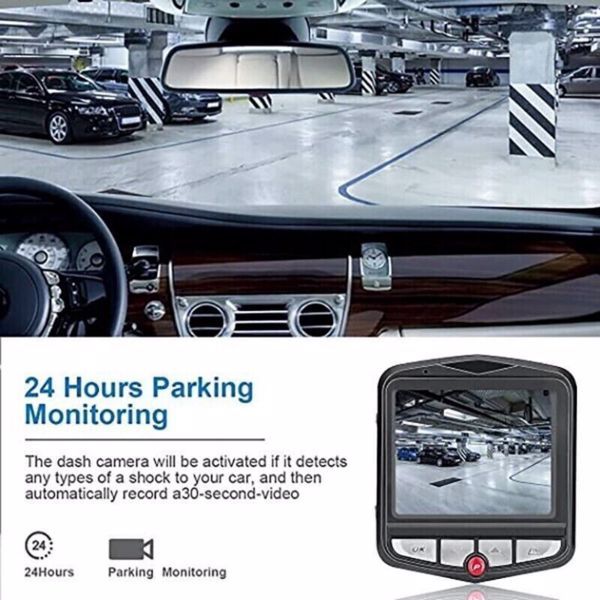 2.4 Inch Full HD 1080P Dash Cam Car DVR Front Camera Or Rear Camera Night Vision G Sensor ShopWithASmile.com