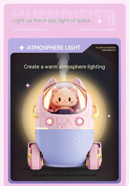 USB Small Heavy Fog Portable Water Replenishing Instrument Cartoon Space Capsule Doll Humidifier