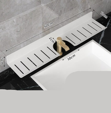 U Shaped Hole Free Bathroom Faucet Rack ShopWithASmile7.com