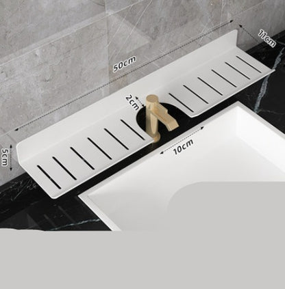 U Shaped Hole Free Bathroom Faucet Rack ShopWithASmile7.com