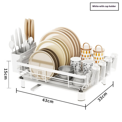 Kitchen Dish Sorting Sink Drain Rack