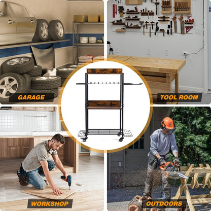 Three-layer Tool Carts, With A Variety Of Types, Can Be Cleverly Matched, Easy To Move, Help To Improve Work Efficiency, Wide Applicability, And Create Extraordinary Results.