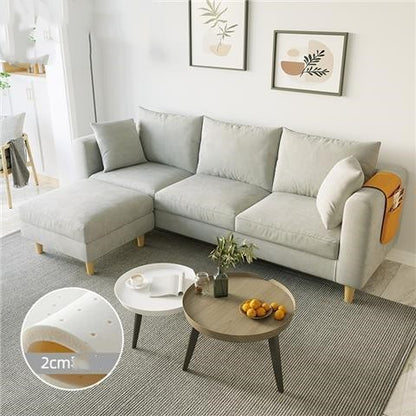 Living Room Bedroom Rental Nordic Simple Modern Cloth Art Net Red Latex Sofa