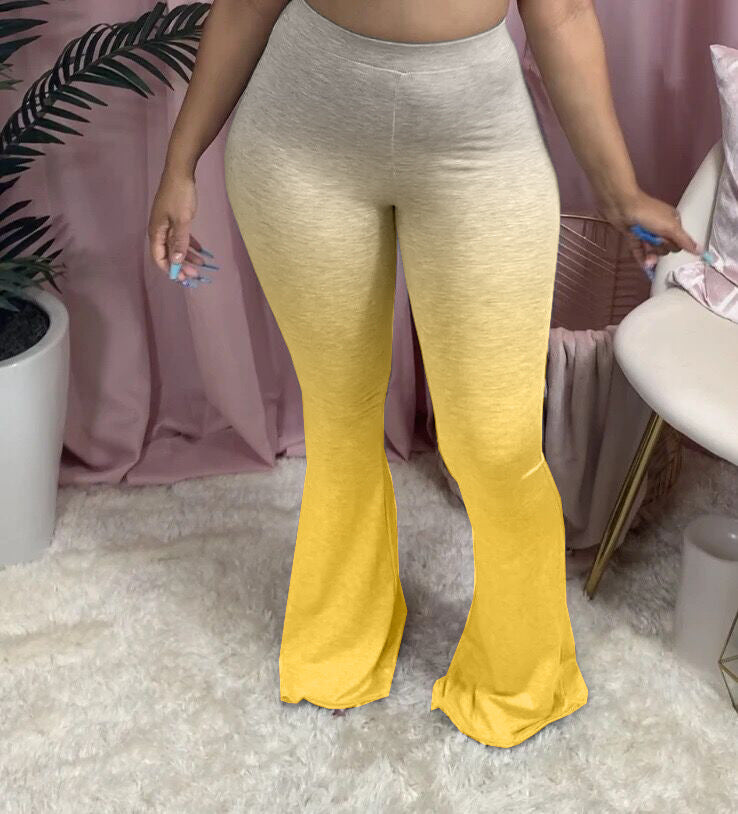 Gradient Casual Skinny Flared Trousers