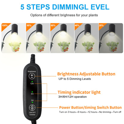 Plant Growth Lamp Household Tripod Full Light