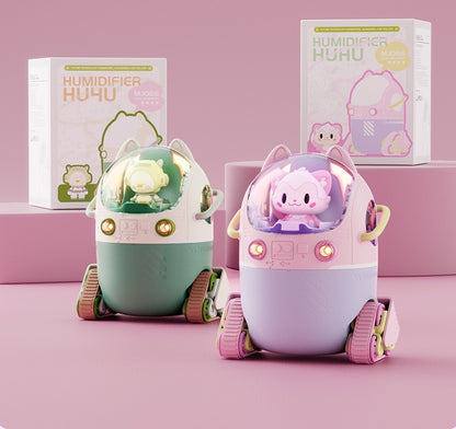 USB Small Heavy Fog Portable Water Replenishing Instrument Cartoon Space Capsule Doll Humidifier