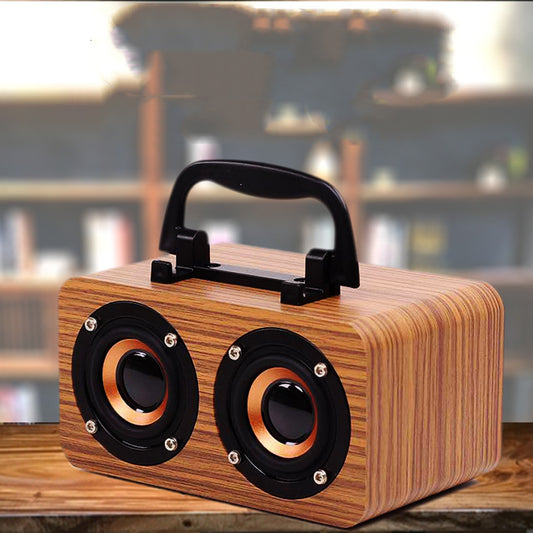 Wooden Wireless Bluetooth Speaker Portable Outdoor ShopWithASmile.com