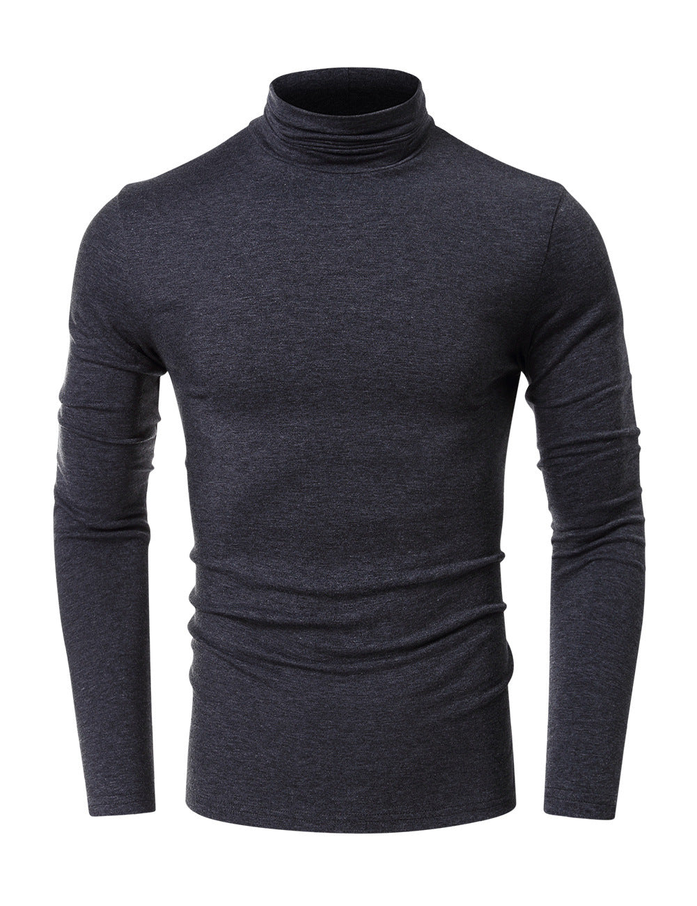 Turtleneck Men's European And American Long Sleeve T-Shirt