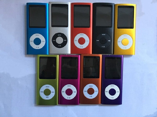 1.8-Inch MP3 Player with 16GB/32GB Storage, USB 2.0, Compact Design, Multi-Color Options, and Long Battery Life – Includes Headset and Accessories