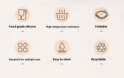 Microwave Oven Baking Silicone Baking Tray