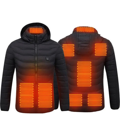 New Heated Jacket Coat USB Electric Jacket Cotton Coat Heater Thermal Clothing Heating Vest Men's Clothes Winter My Store