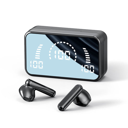 Wireless Bluetooth Earphone In-ear Super Long Standby Wireless Headsets With Mic LED Stereo Audio Sport Earbuds ShopWithASmile.com