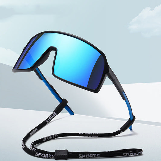 Mens Fashion Simple One Piece Large Frame Sunglasses ShopWithASmile7.com