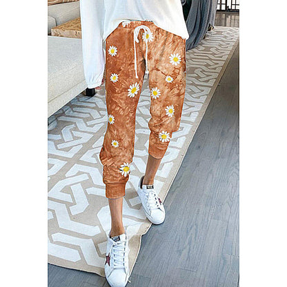 Loose Printed Home Pants Casual Pants