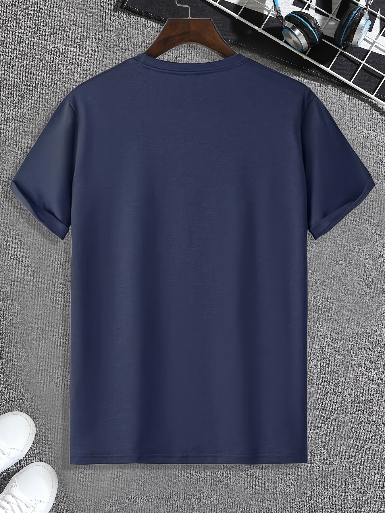 There Is Such A Body Men's Printed T-shirt, Casual Quick Drying Breathable T-shirt, Running Training Short Sleeved T-shirt